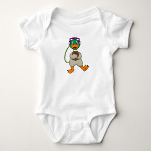 Duck Headphone Music Romper
