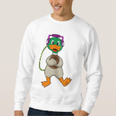 Duck Headphone Music Trui (Voorkant)