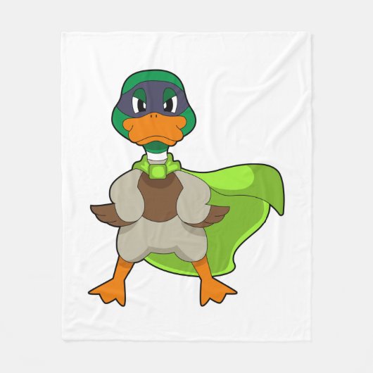 Duck Hero Cape Fleece Deken (Voorkant)