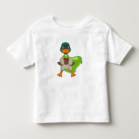 Duck Hero Cape Kinder Shirts (Voorkant)