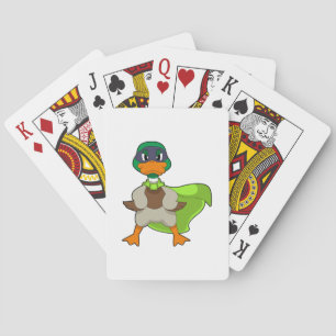 Duck Hero Cape Pokerkaarten