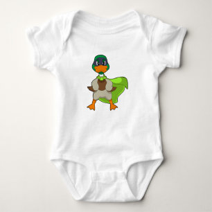 Duck Hero Cape Romper