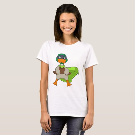 Duck Hero Cape T-shirt (Voorkant volledig)