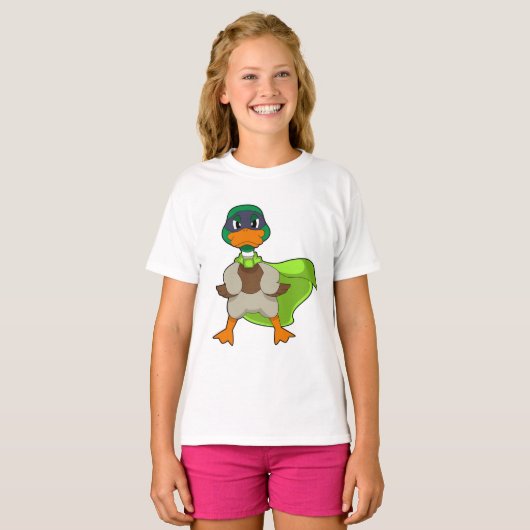 Duck Hero Cape T-shirt (Voorkant volledig)
