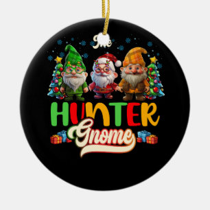 Duck Herten Hunter Gnome Jacht Familie Matching Ch Keramisch Ornament