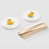 Duck, het is een Baby! Baby shower spel Handwaaier (Niet-gemonteerd)
