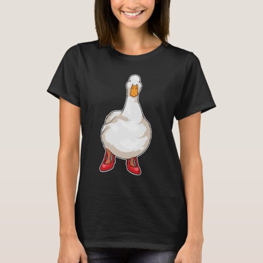 Duck High Heels T-shirt (Voorkant)
