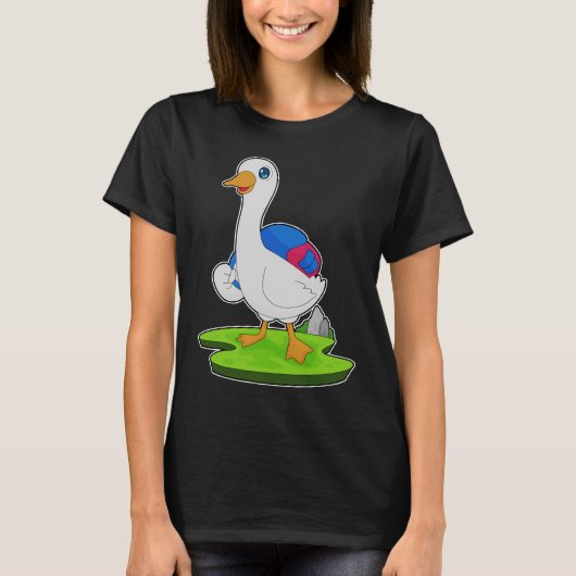 Duck Hiker-rugzak T-shirt (Voorkant)
