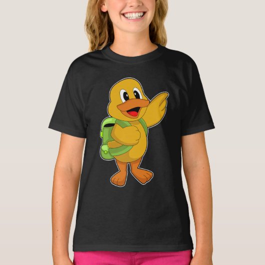 Duck Hiker-rugzak T-shirt (Voorkant)