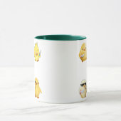 Duck Holding a Knife Mug for Memes Fans Mug Gift Mok (Midden)
