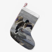 Duck Holiday Stocking Kleine Kerstsok (Voorkant (Hangend))