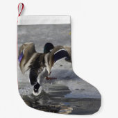 Duck Holiday Stocking Kleine Kerstsok (Voorkant)