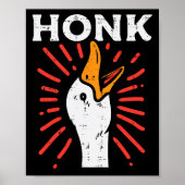 Duck Honk Funny Quack Goose Chicken Meme Mannen Vr Poster (Voorkant)