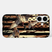 Duck Hunt Amerikaanse Vlag Watervogels Bottomland  Case-Mate iPhone Case (Achterkant (horizontaal))