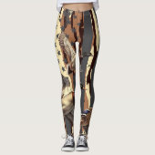 Duck Hunt Amerikaanse Vlag Watervogels Bottomland  Leggings (Voorkant)