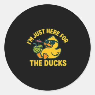 Duck Hunt Crew Rubber Eendje Zoek Cruise Jacht Ronde Sticker