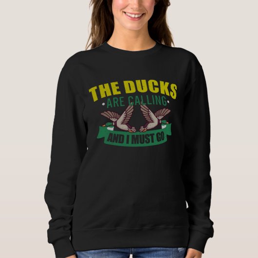 Duck Hunt Eendjager Vogeljacht 2 Trui (Voorkant)