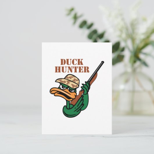 DUCK HUNTER BRIEFKAART (Staand voorkant)