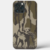 Duck Hunter Dog Forest Waterfowl Bottomland Camo Case-Mate iPhone Case (Achterkant)