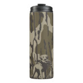 Duck Hunter Dog Forest Waterfowl Bottomland Camo Thermosbeker (Voorkant)
