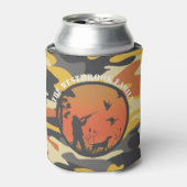 Duck Hunter en Camo Blikjeskoeler (Blikje Voorkant)