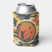 Duck Hunter en Camo Blikjeskoeler (Blikje Achterkant)