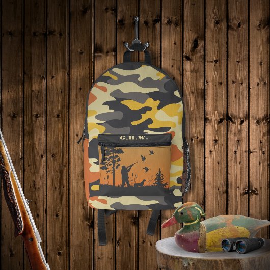 Duck Hunter en Camo gedrukte rugzak