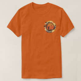 Duck Hunter en Camo Round Design T-Shirt