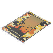 Duck Hunter en Camo spiral Notitieboek (Linkerzijde)