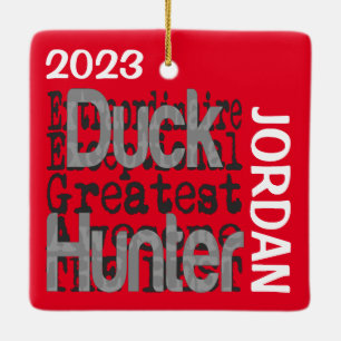 Duck Hunter Extraordinaire CUSTOM Keramisch Ornament