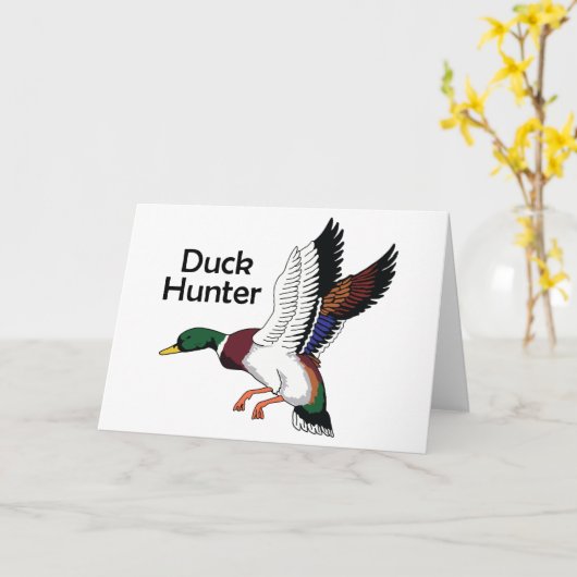 Duck Hunter Kaart (Gele Bloem)