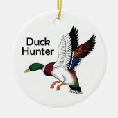 Duck Hunter Keramisch Ornament (Voorkant)