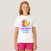 Duck Hunter op Duty Cruise T-shirt (Voorkant volledig)