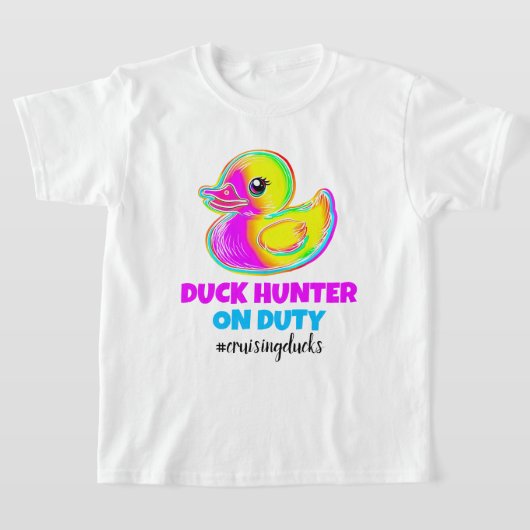 Duck Hunter op Duty Cruise T-shirt (Laagn)