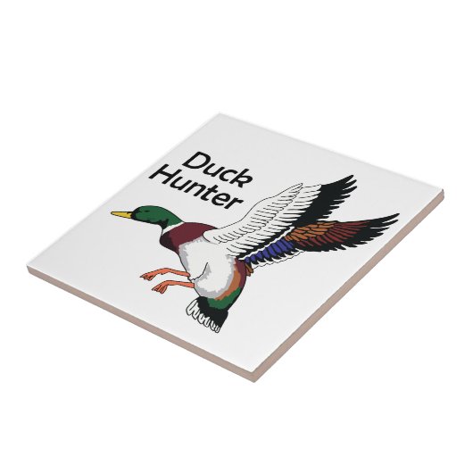 Duck Hunter Tegeltje (Zijkant)