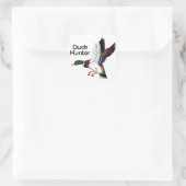 Duck Hunter Vierkante Sticker (Tas)