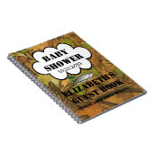 Duck Hunters Baby shower Guestbook Notitieboek (Rechterzijde)