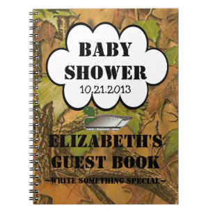 Duck Hunters Baby shower Guestbook Notitieboek