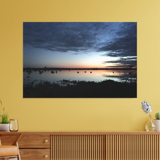 Duck Hunter's Paradise Canvas Afdruk (Insitu (Woonkamer))