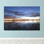 Duck Hunter's Sunrise Canvas Afdruk (Insitu (Houten vloer))
