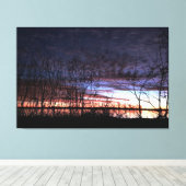 Duck Hunters Witness the Sunrise Canvas Afdruk (Insitu (Houten vloer))