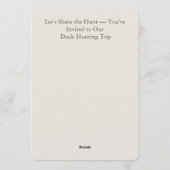 Duck Hunting Adventure Kaart (Achterkant)