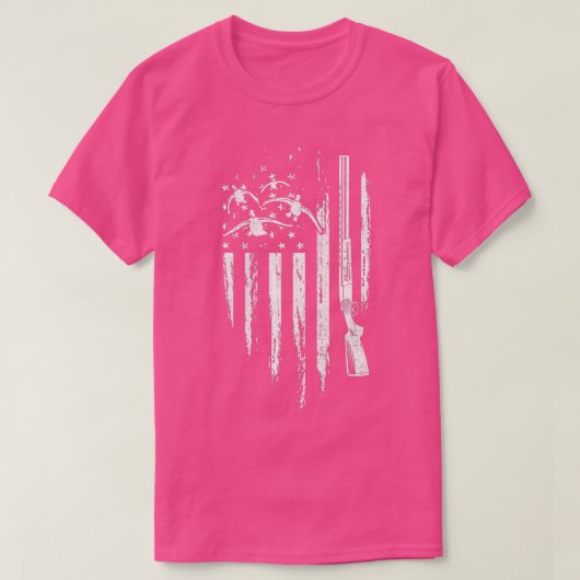 Duck Hunting American Flag Waterfowl Goose Gift Fo T-shirt (Design voorkant)