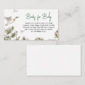 Duck Hunting Baby shower Boeken voor Baby Informatiekaartje (Voorkant / Achterkant)