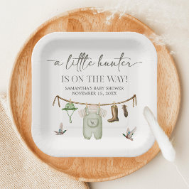 Duck Hunting Baby Shower Papieren Bordje