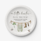 Duck Hunting Baby Shower Papieren Bordje (Voorkant)