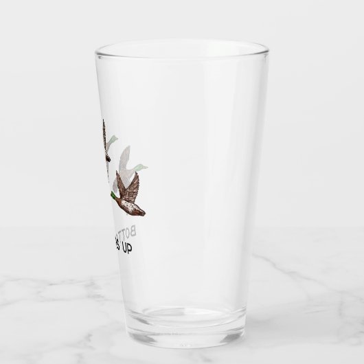 Duck Hunting Bierglas Glas (Links)
