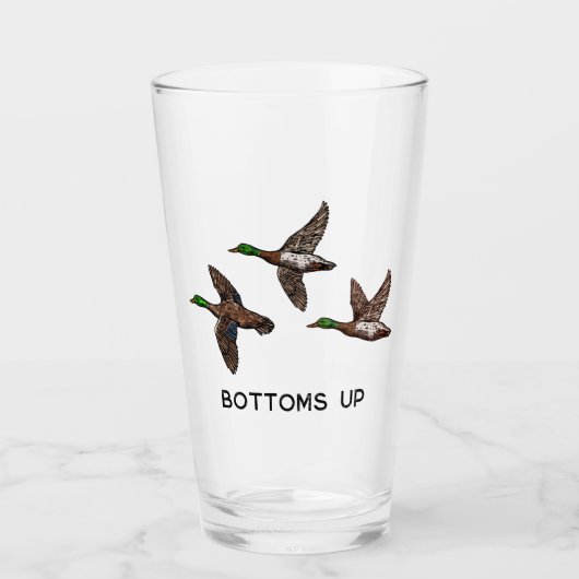 Duck Hunting Bierglas Glas (Voorkant)