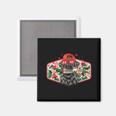 Duck Hunting Black Lab Camo Valentine's Day Xoxo H Magneet (Voorkant / Achterkant)