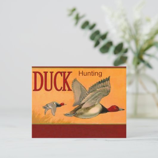 Duck Hunting Briefkaart (Staand voorkant)